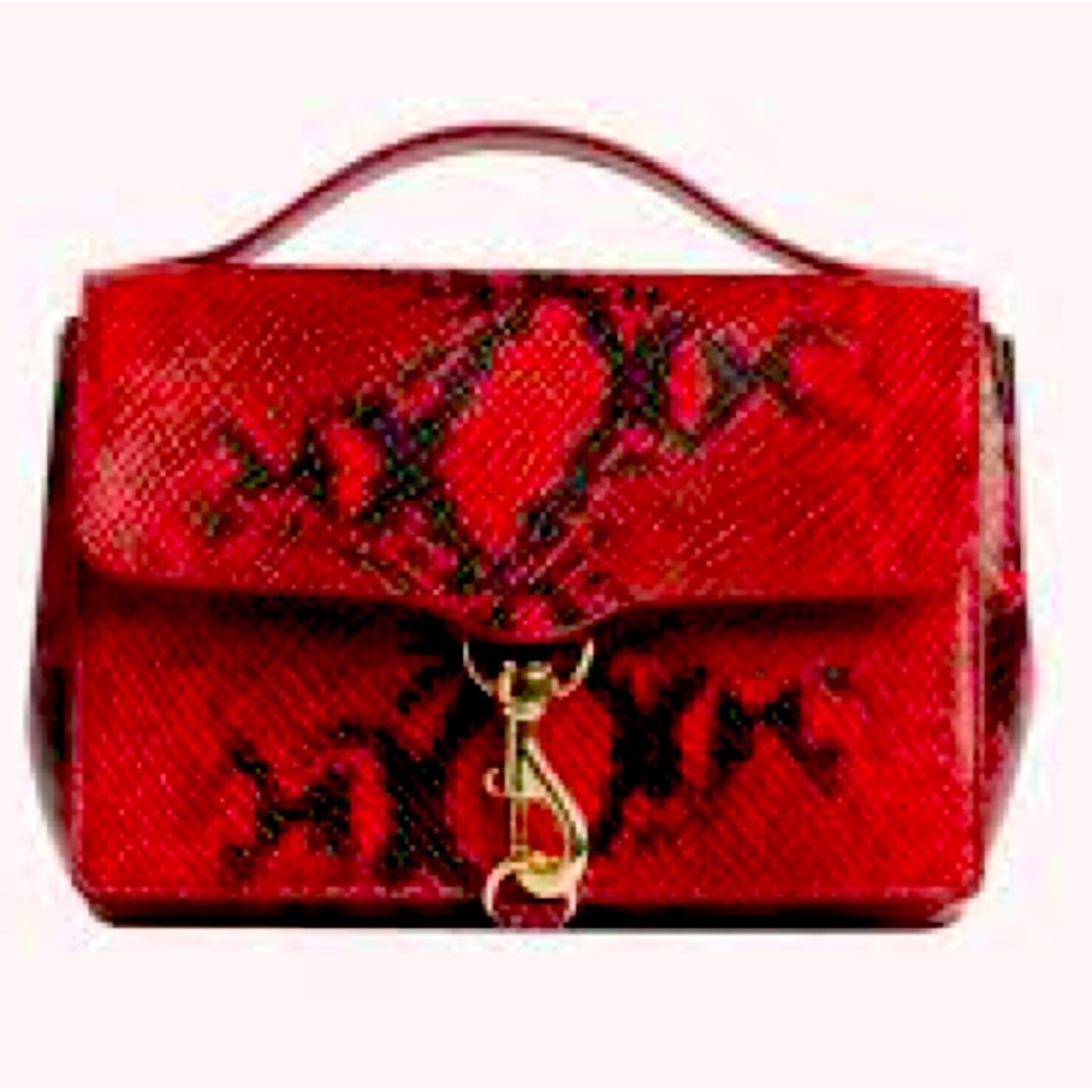 Red Snake Skin Cross Body -Rebecca Minkoff